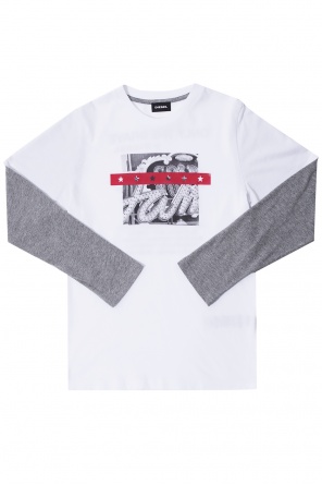 Double-tone sleeve t-shirt, zdjęcie 1 Double-tone sleeve t-shirt od Diesel